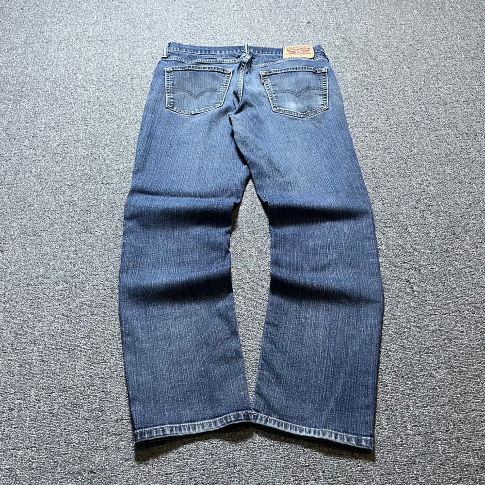 Levi's 541 Athletic Taper Jeans 32x32 Blue Faded Distressed Denim Grunge